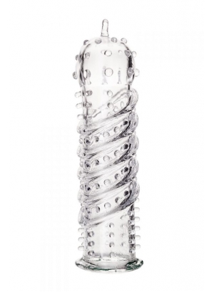 Насадка на пенис из прозрачного материала TOYFA A-TOYS 15 см